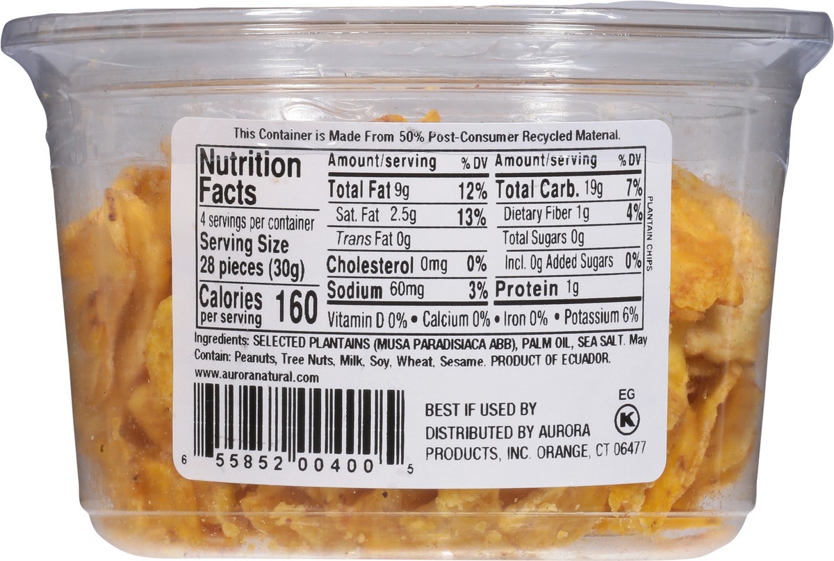 slide 6 of 13, Aurora Natural Plantain Chips 4 oz, 4 oz
