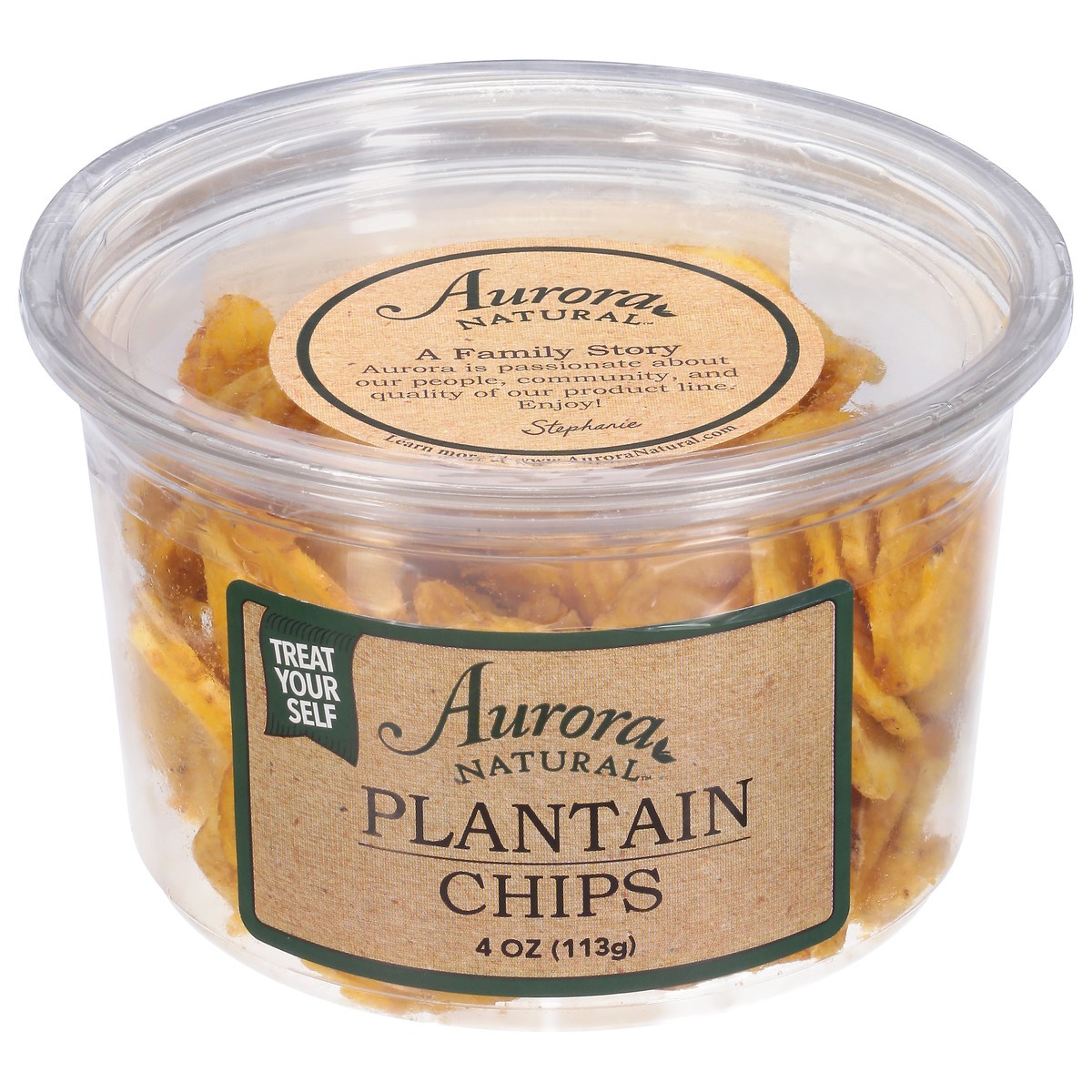 slide 1 of 13, Aurora Natural Plantain Chips 4 oz, 4 oz