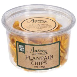 Aurora Natural Plantain Chips 4 oz