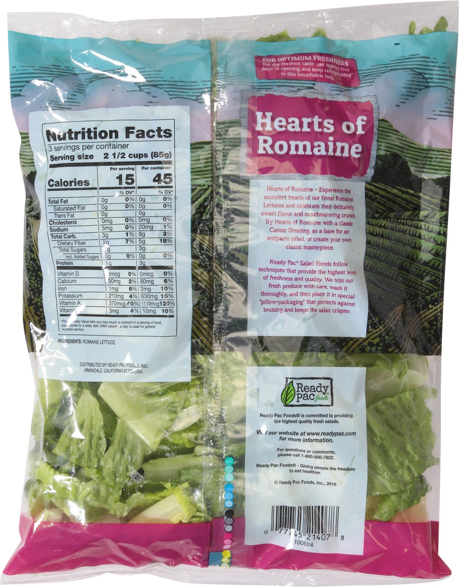 slide 6 of 9, Ready Pac Foods Hearts of Romaine 9 oz, 9 oz