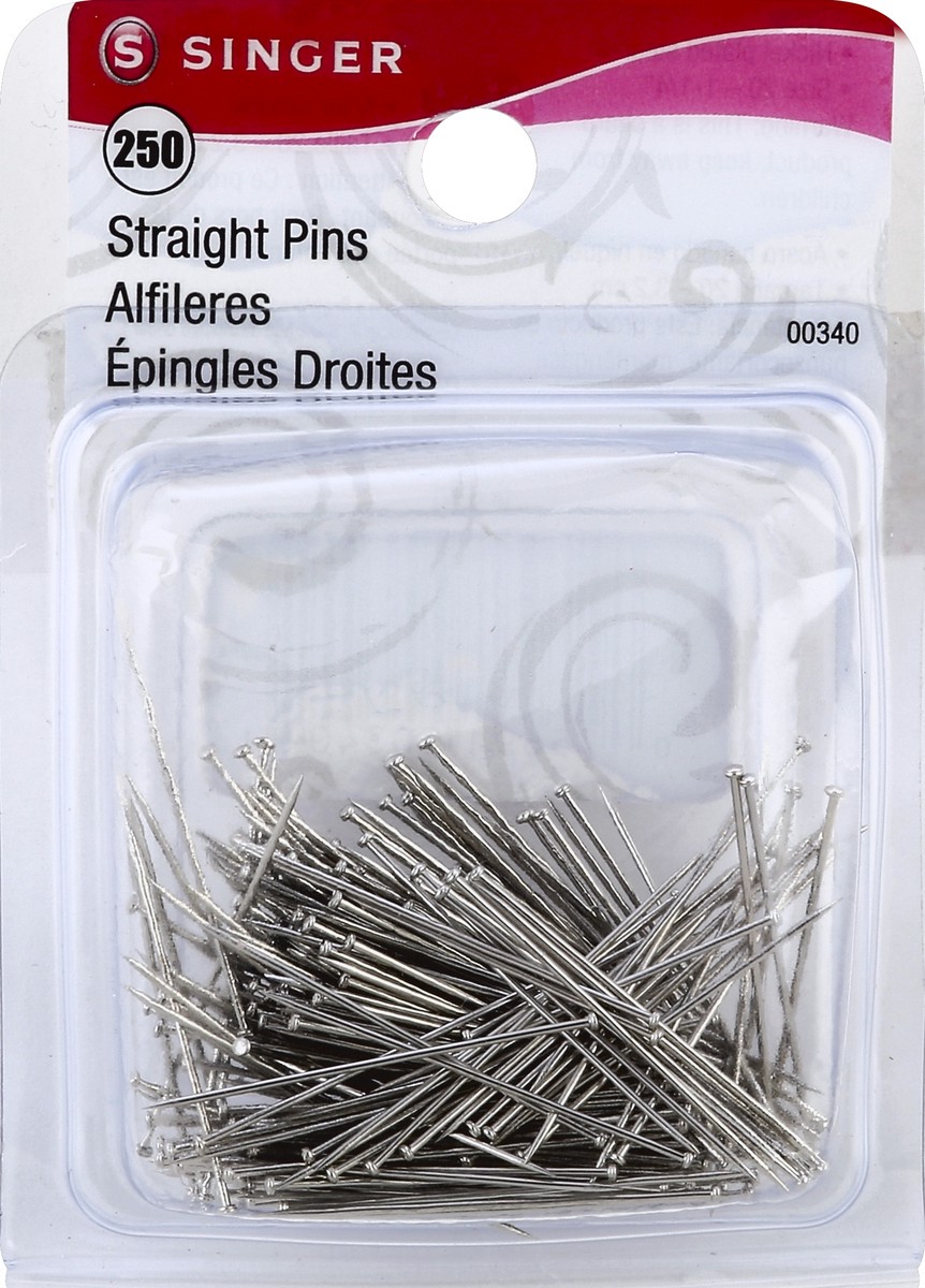 slide 2 of 2, Singer Straight Pins, Size 20 - 1-1/4 Inch, 250 ct