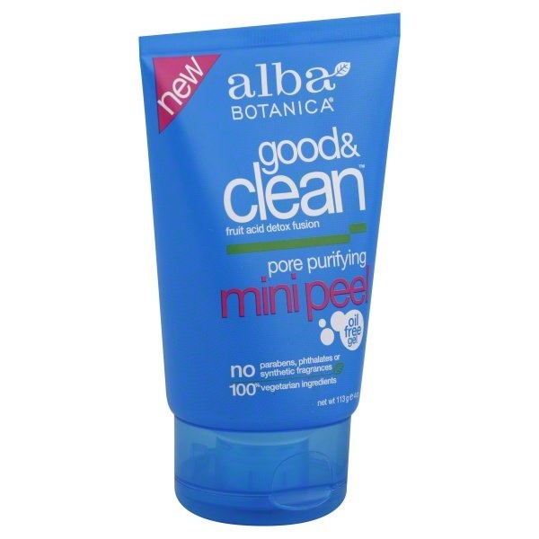slide 1 of 1, Alba Botanica Good & Clean Pore Purifying Mini Peel, 4 oz