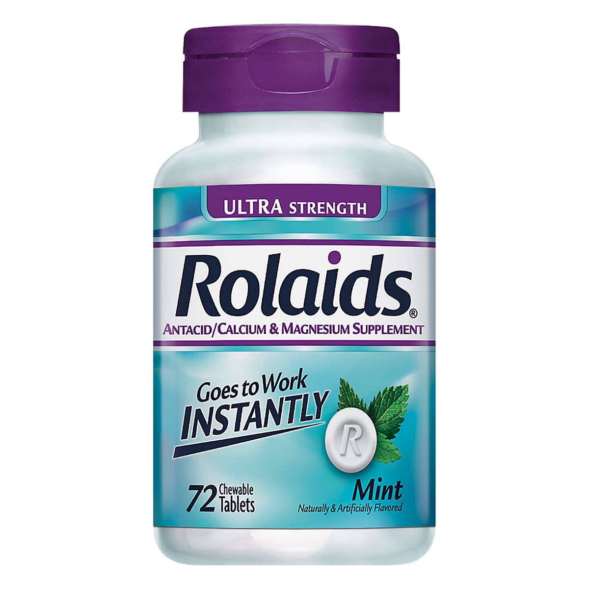 slide 1 of 3, Rolaids Ultra Strength Mint Antacid 72 Tablets, 72 ct