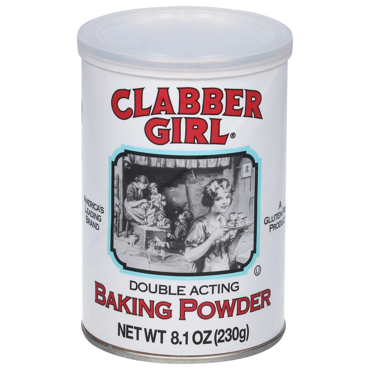 slide 1 of 9, Clabber Girl Double Acting Baking Powder, Gluten-Free, 8.1 oz, 8.1 oz
