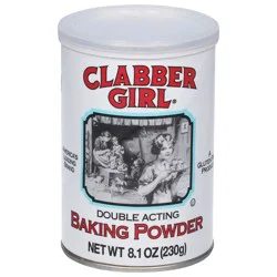 Clabber Girl Double Acting Baking Powder, Gluten-Free, 8.1 oz