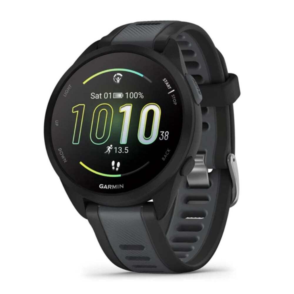 slide 2 of 3, Garmin Forerunner 165 Smart Watch - Black/Slate Gray, 1 ct