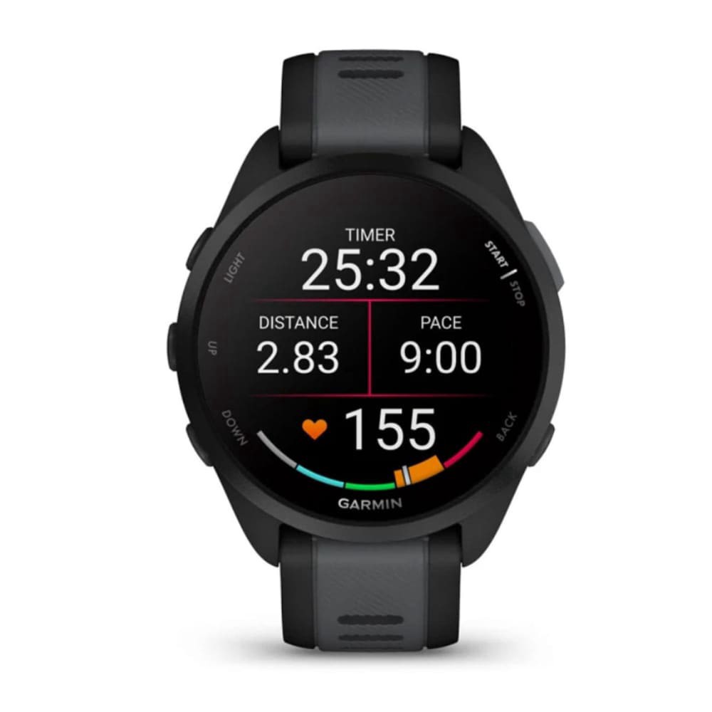 slide 3 of 3, Garmin Forerunner 165 Smart Watch - Black/Slate Gray, 1 ct