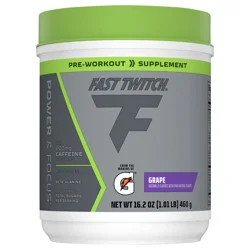 Fast Twitch Pre-Workout Supplement, Grape