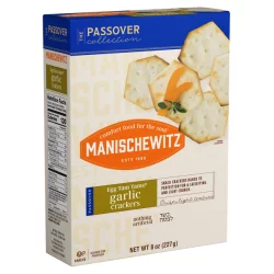 Manischewitz Passover Garlic Egg Tam Tams Crackers - Kosher For Passover