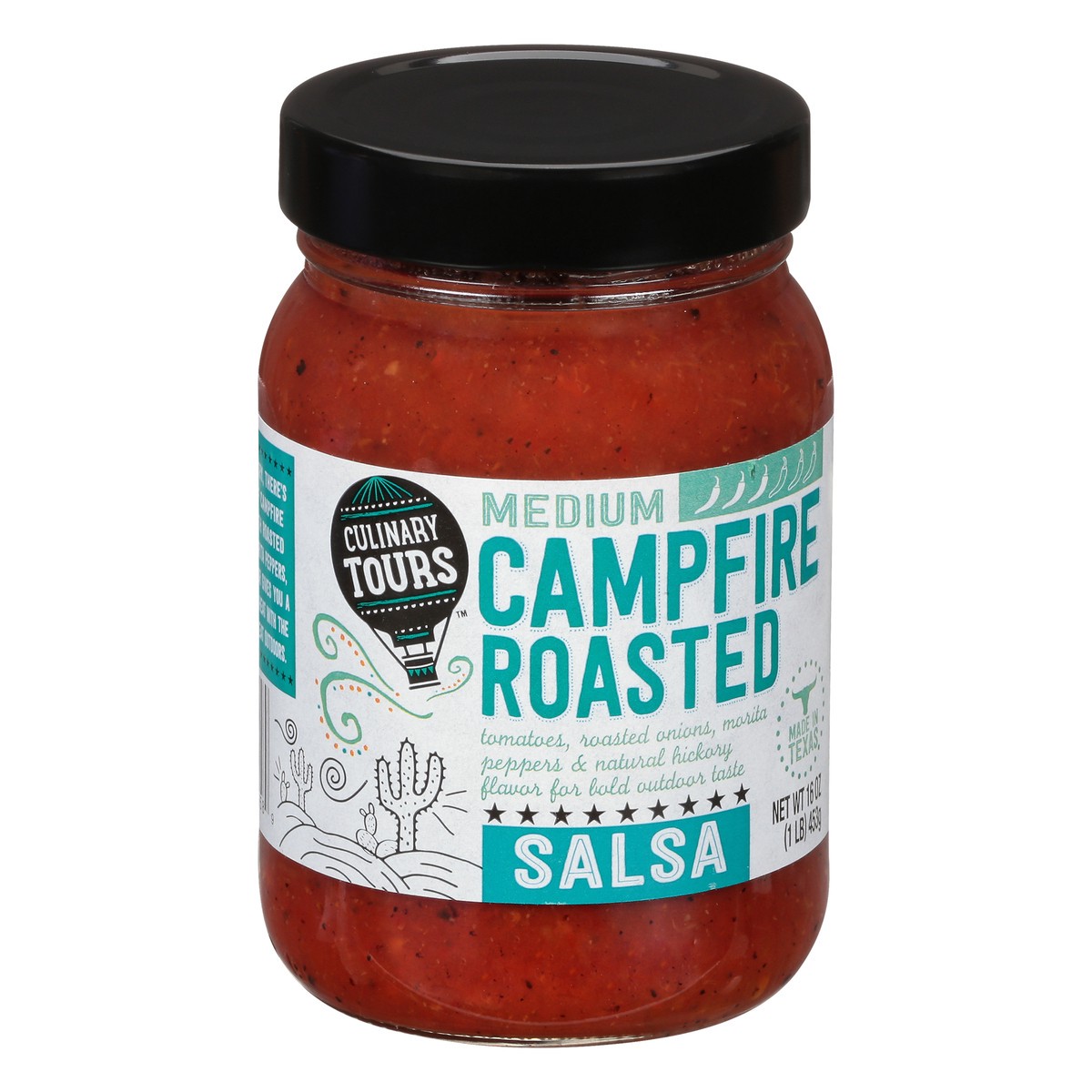 slide 8 of 9, Culinary Tours Medium Campfire Roasted Salsa 16 oz, 16 oz