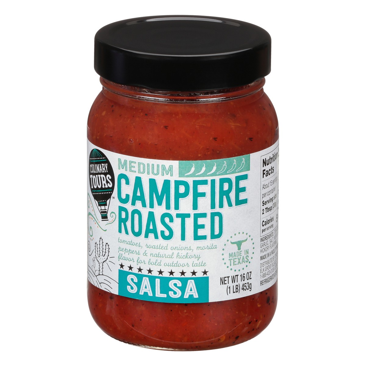 slide 4 of 9, Culinary Tours Medium Campfire Roasted Salsa 16 oz, 16 oz