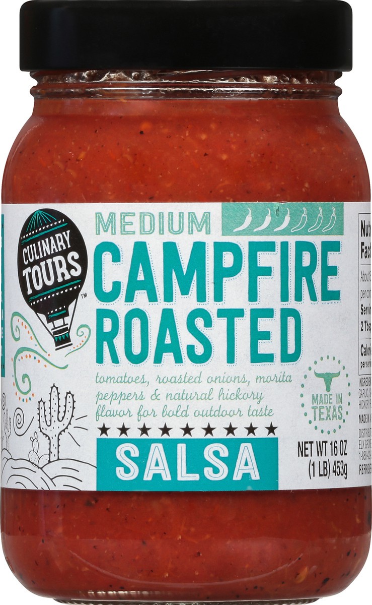 slide 3 of 9, Culinary Tours Medium Campfire Roasted Salsa 16 oz, 16 oz