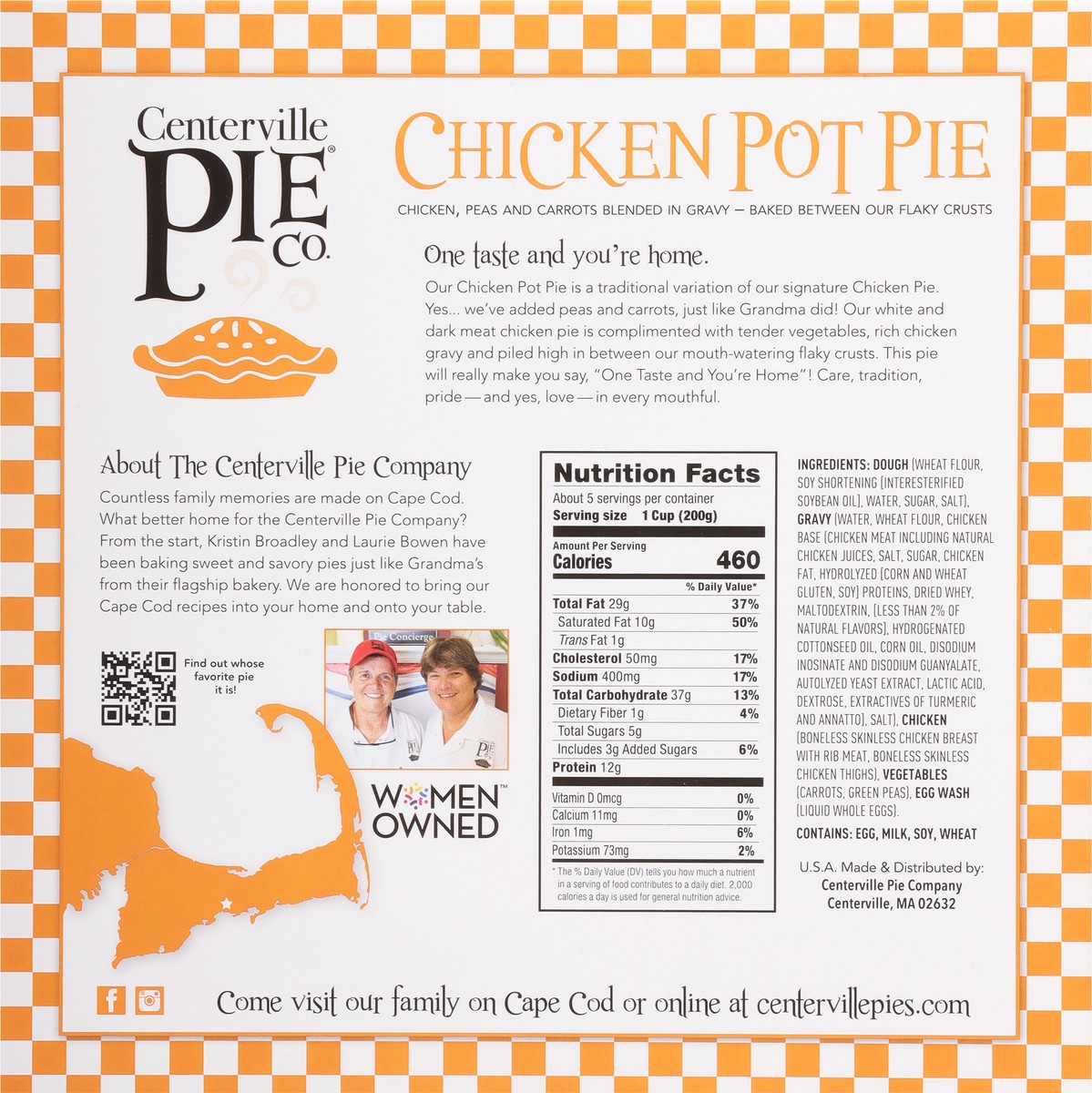 slide 9 of 9, Centerville Pie Co. Chicken Pot Pie 36 oz, 2.5 lb