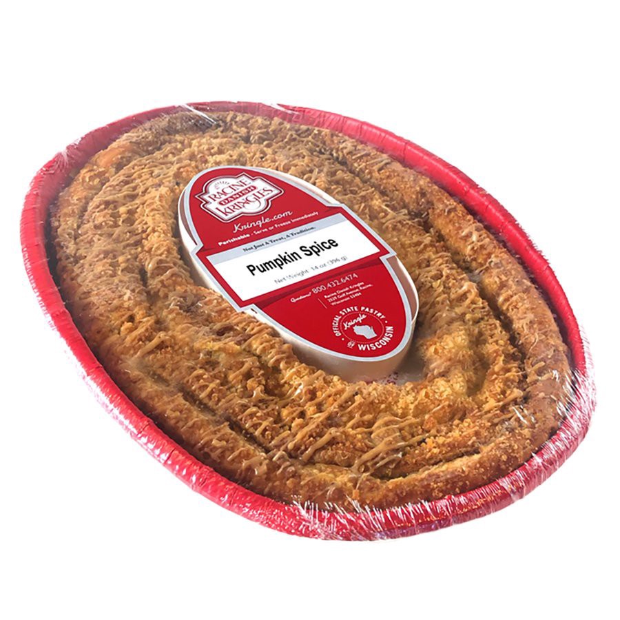 slide 1 of 1, Racine Danish Krinkle Pmpkn Spc, 14 oz