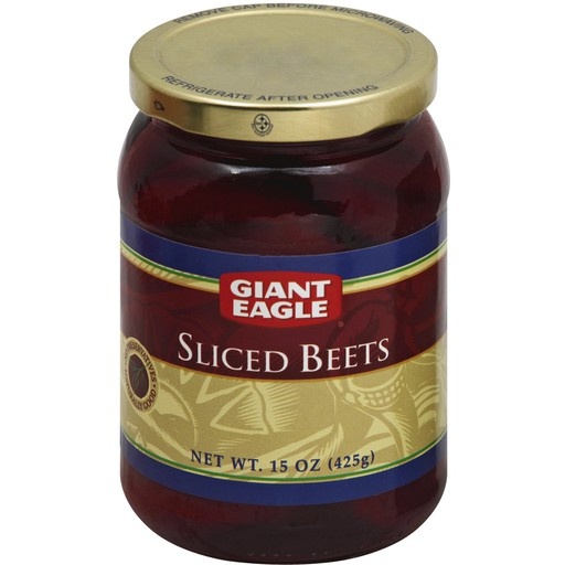 slide 1 of 1, Giant Eagle Sliced Beets, 15 oz