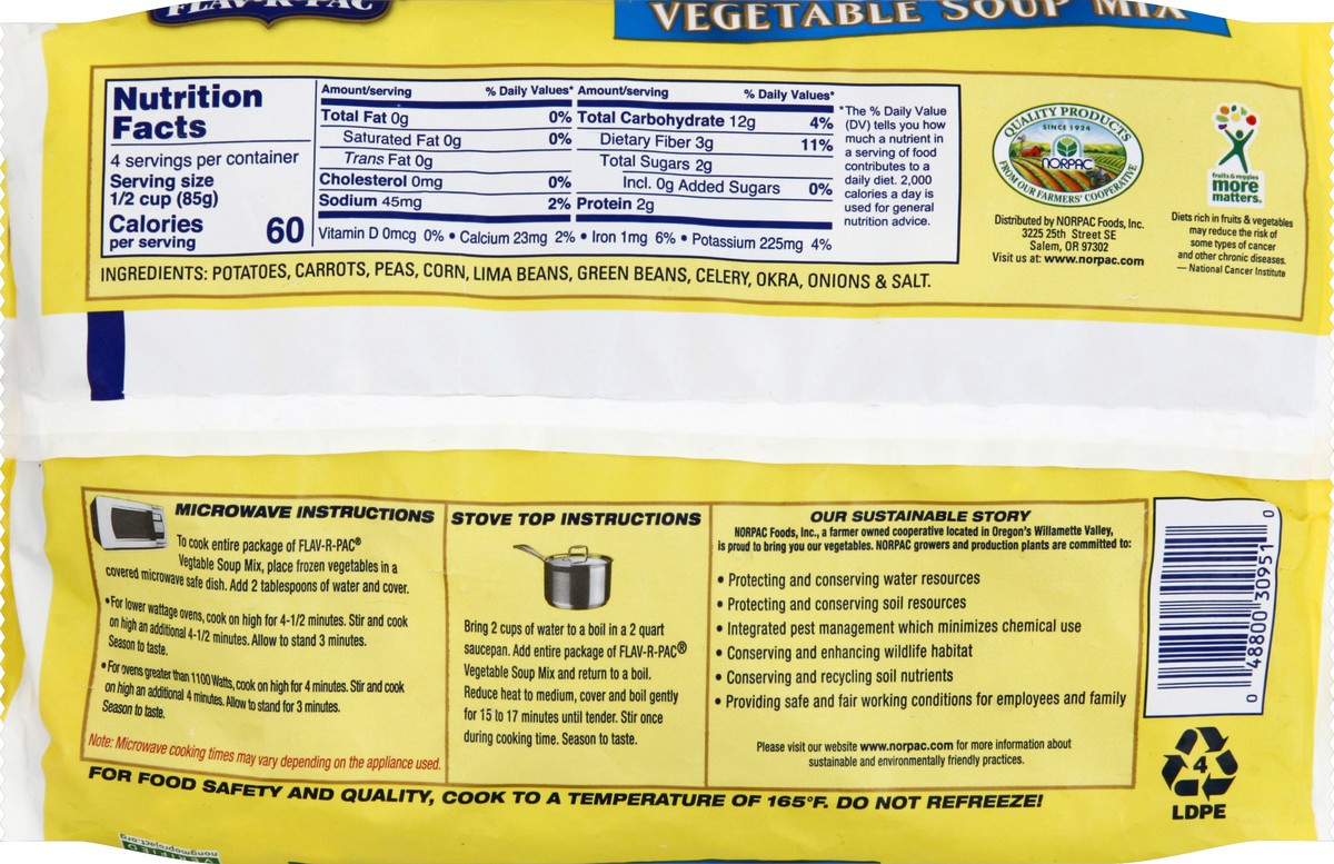 slide 2 of 9, Flav-R-Pac Vegetable Soup Mix 12 oz, 12 oz