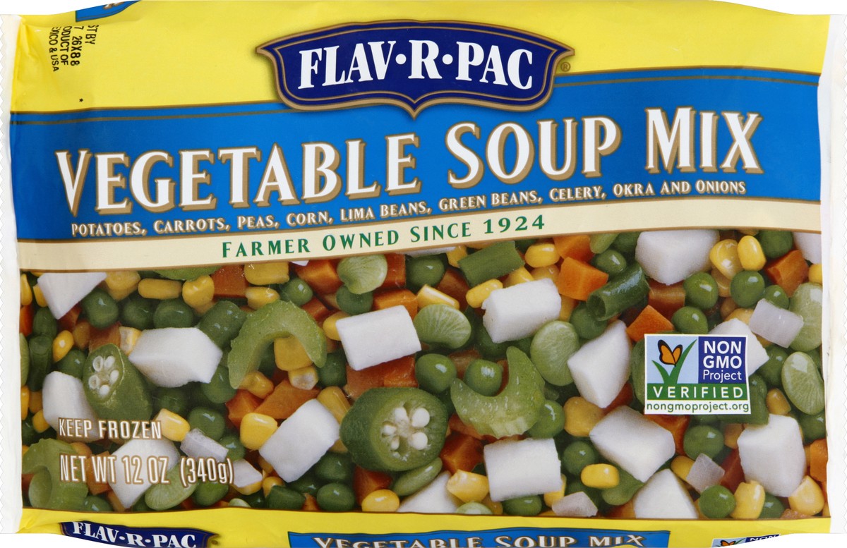 slide 3 of 9, Flav-R-Pac Vegetable Soup Mix 12 oz, 12 oz