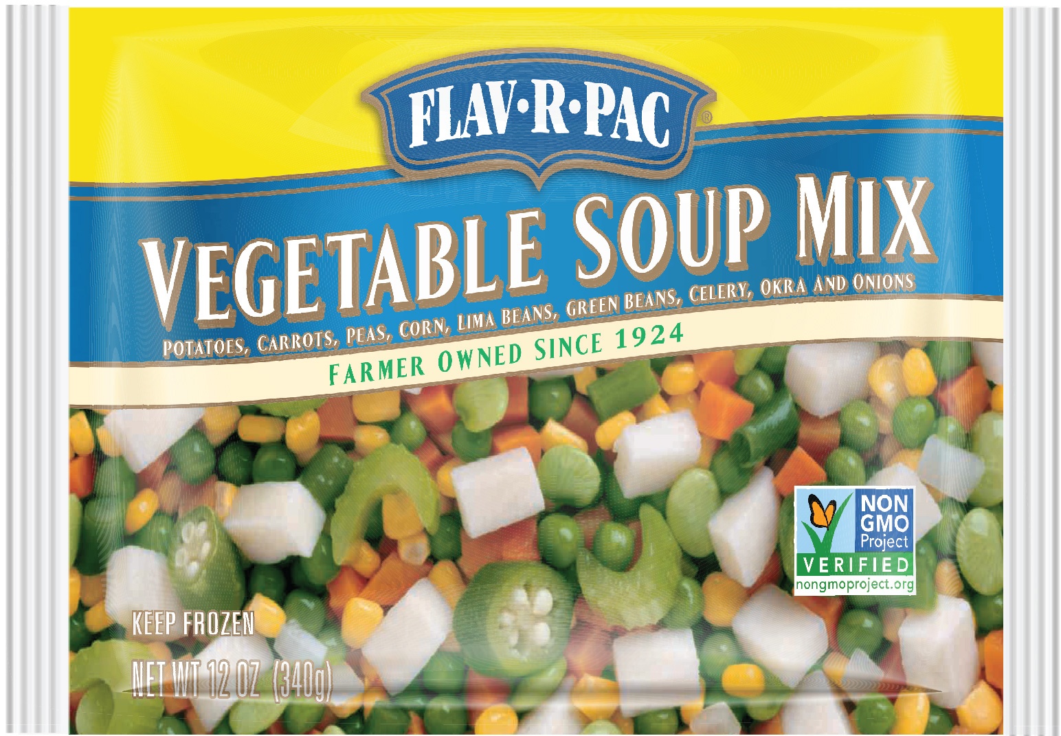 slide 1 of 1, Flav-R-Pac Soup Mix Vegetable, 12 oz