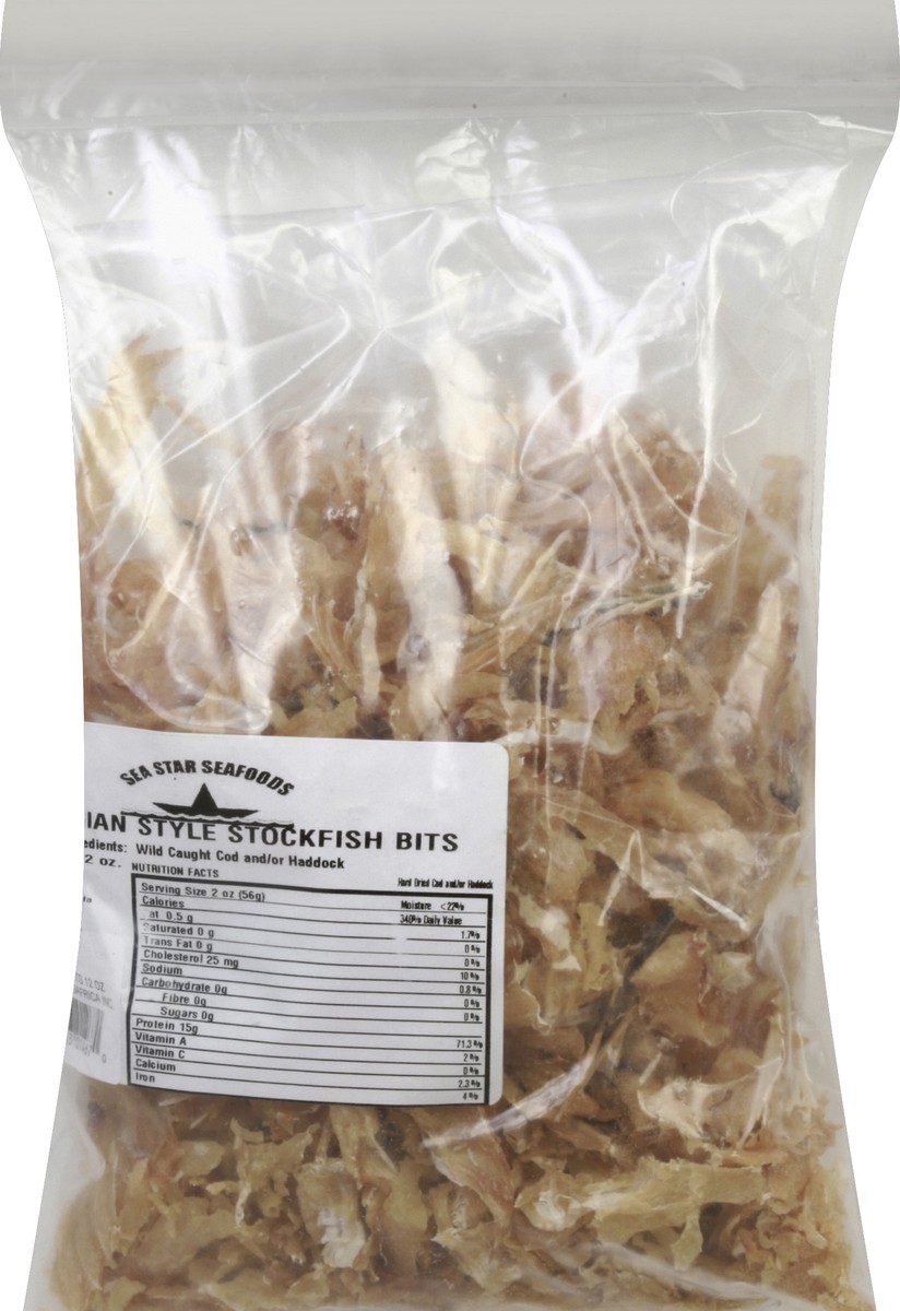 slide 3 of 6, Sea Star Seafoods Stockfish Bits 12 oz, 12 oz