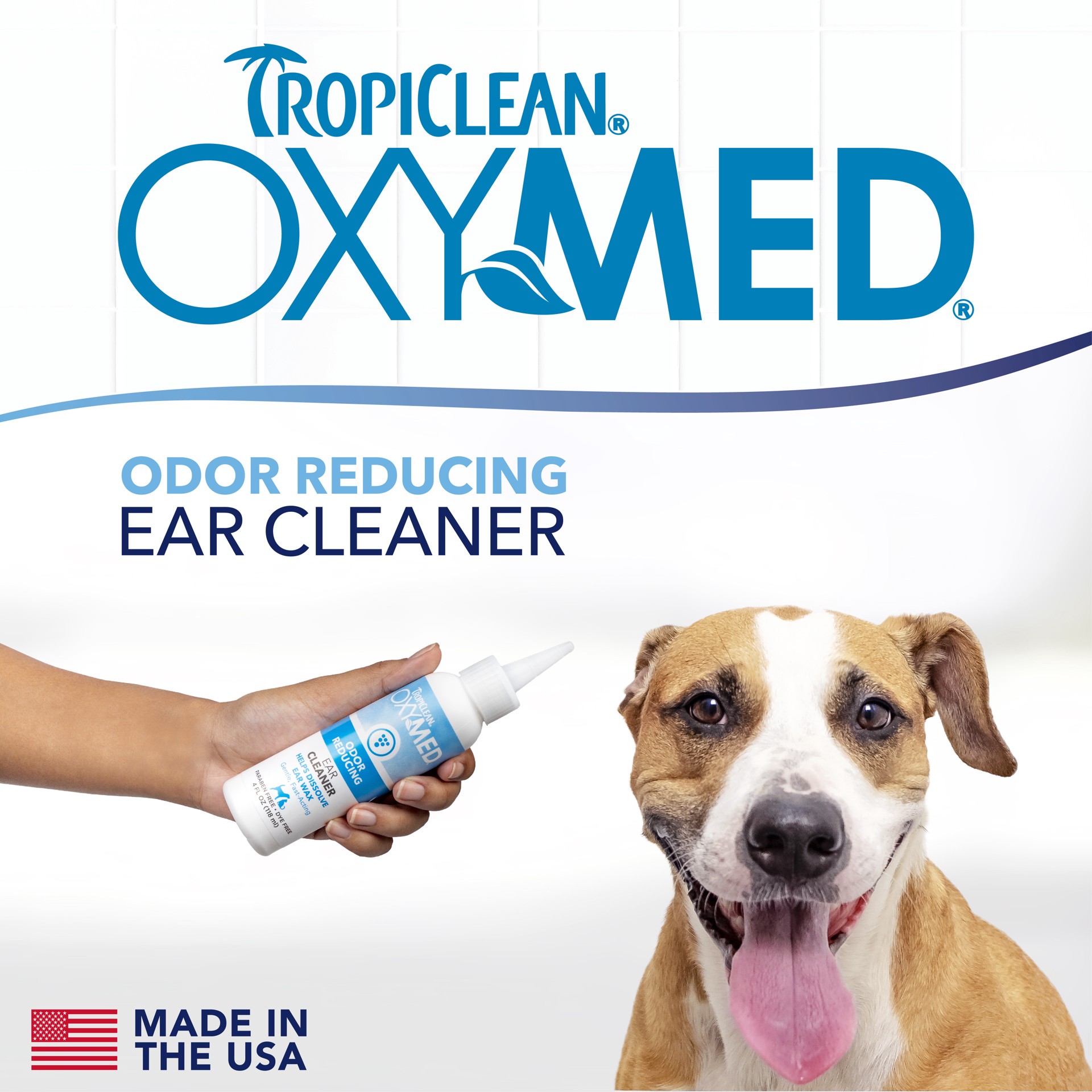 slide 7 of 10, TropiClean OxyMed Ear Cleaner for Pets, 4oz, 4 oz