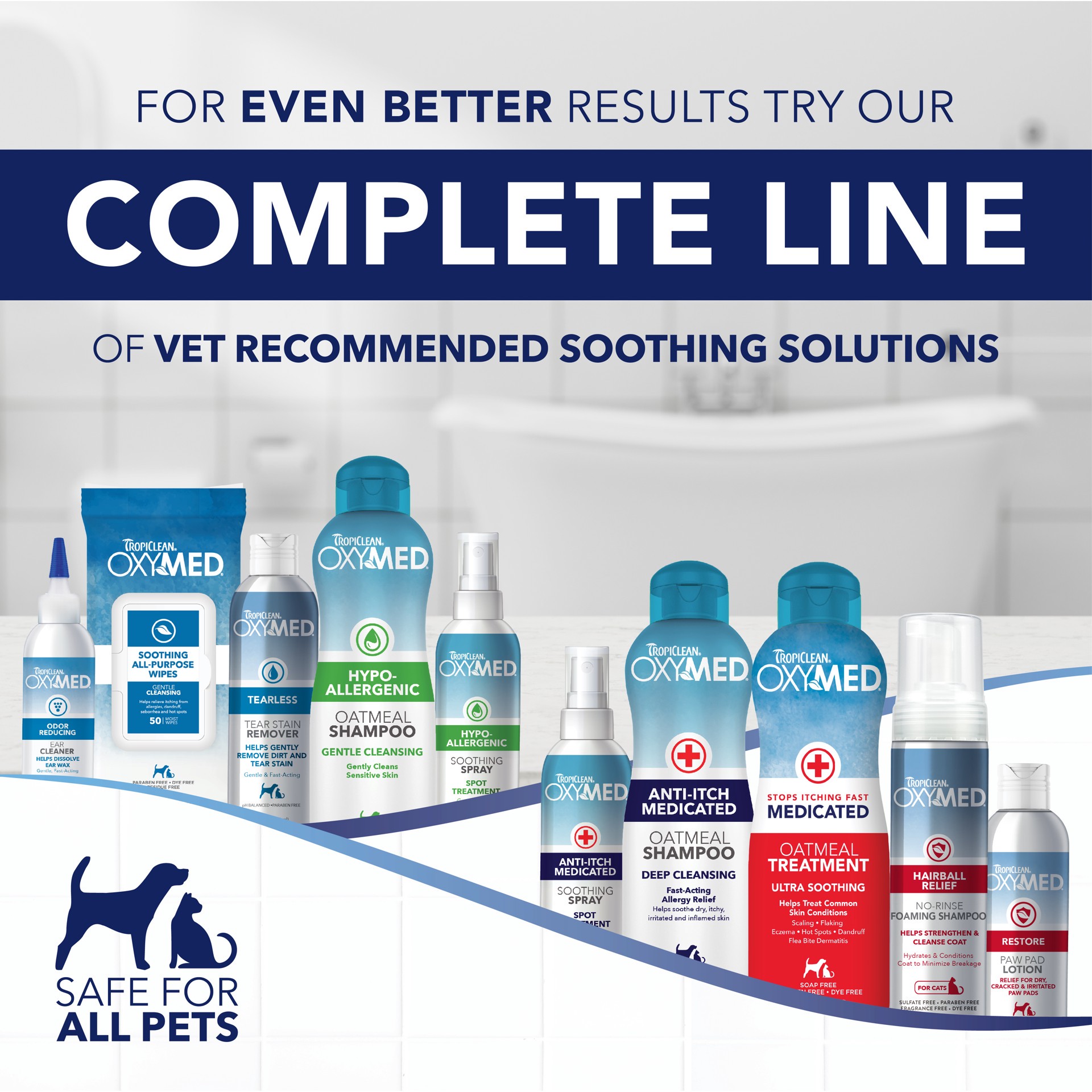 slide 8 of 10, TropiClean OxyMed Ear Cleaner for Pets, 4oz, 4 oz