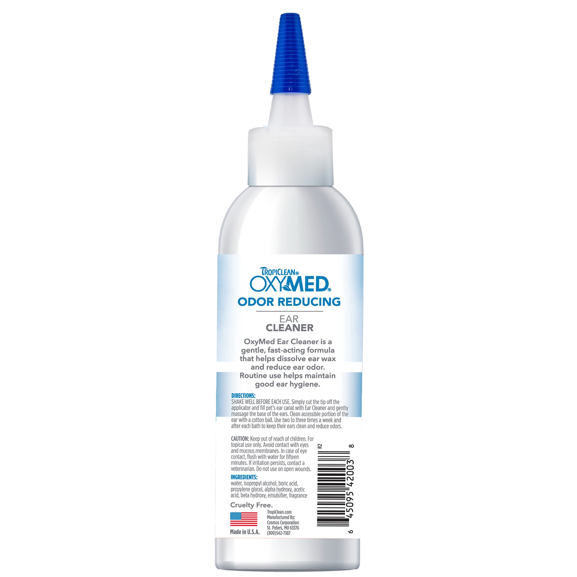 slide 10 of 10, TropiClean OxyMed Ear Cleaner for Pets, 4oz, 4 oz