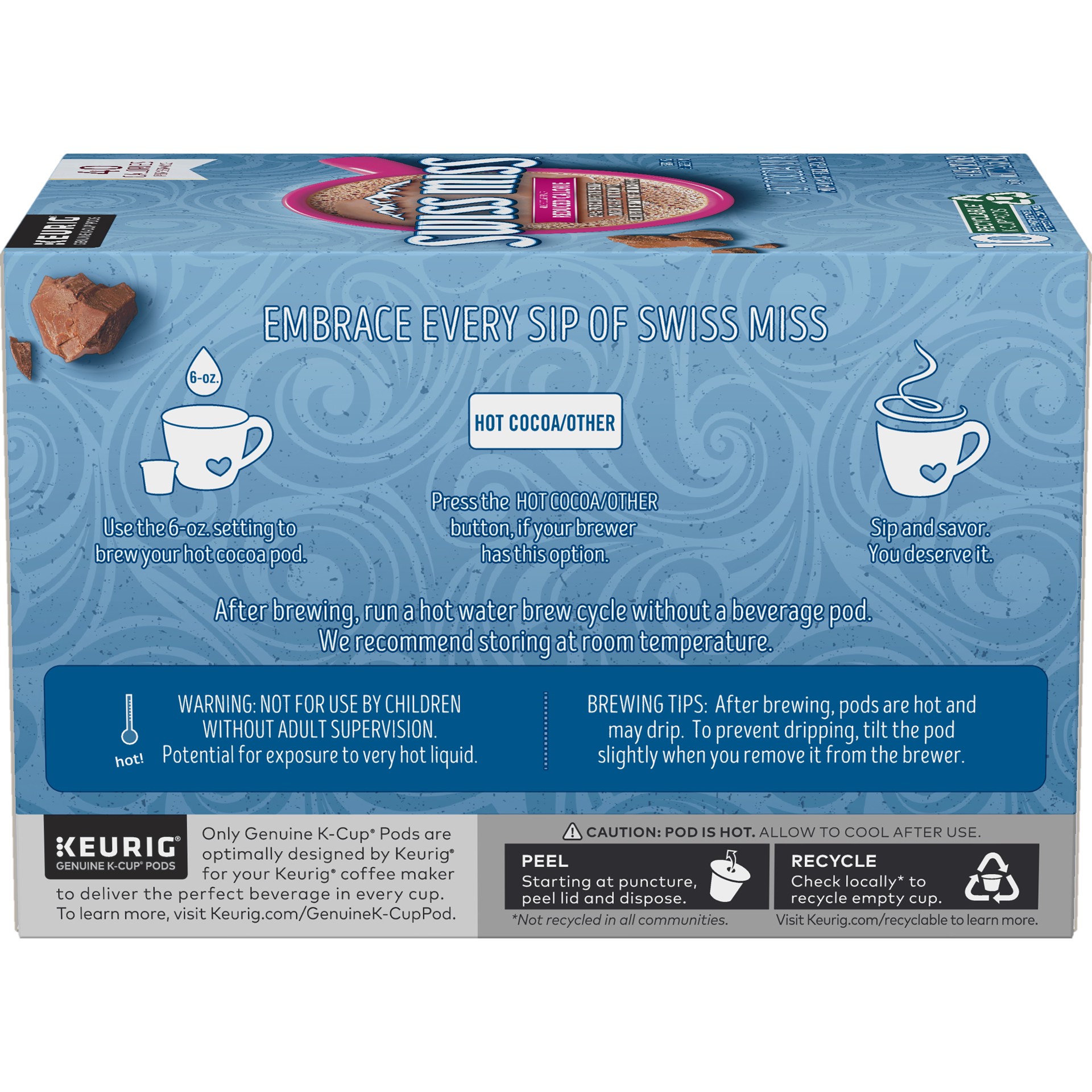 slide 5 of 5, Swiss Miss Reduced Calorie Hot Cocoa 10ct, 1 ct