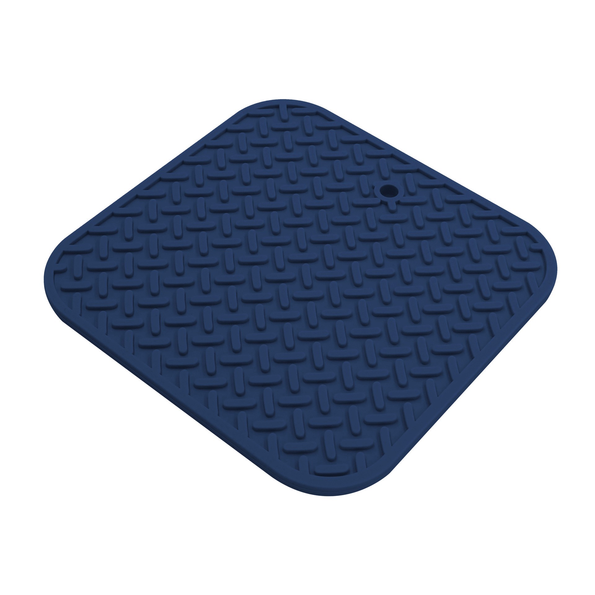 slide 2 of 3, 6.65" Silicone Trivet Mat By Makery, 6.65 in x 6.65 in
