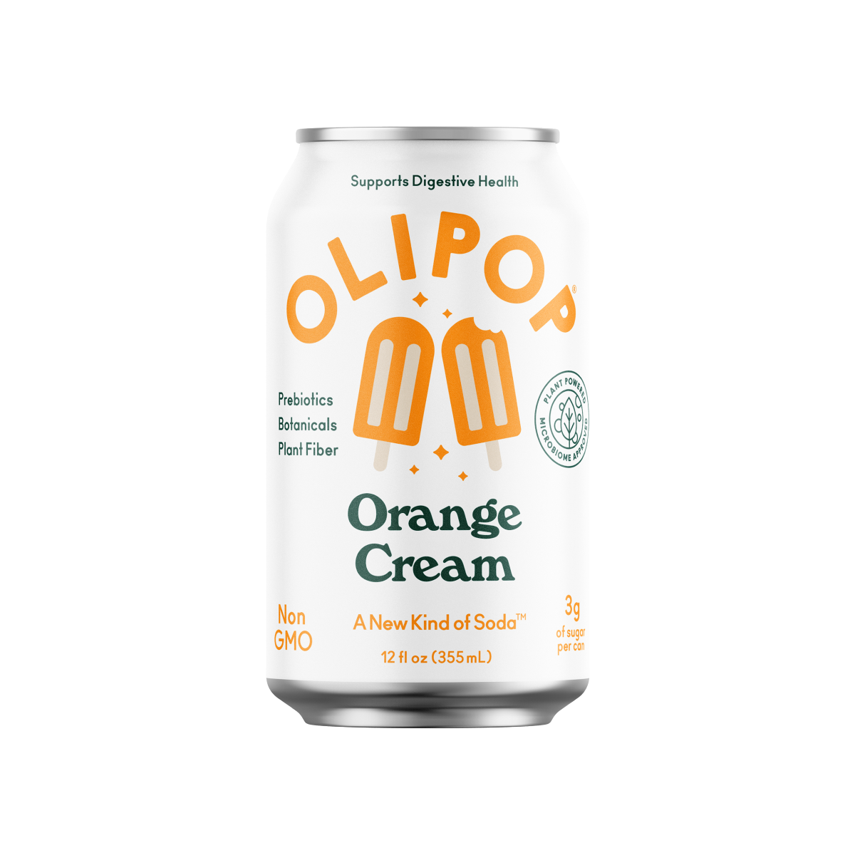slide 1 of 3, Olipop Orange Cream Soda 12 fl oz, 12 fl oz