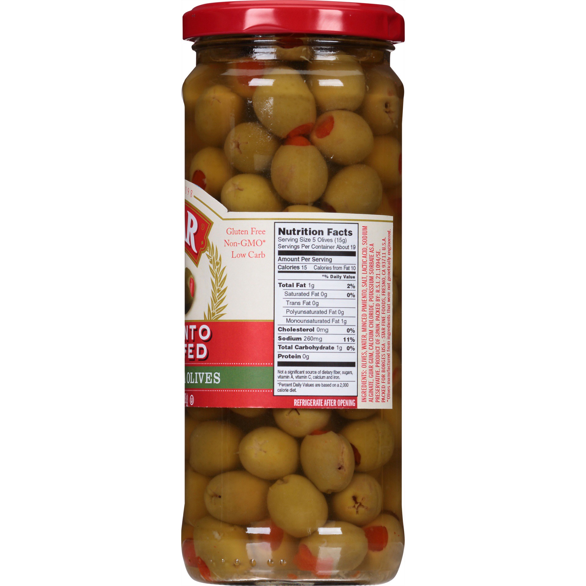 slide 6 of 6, STAR Spanish Olives Manzanilla, 10 oz