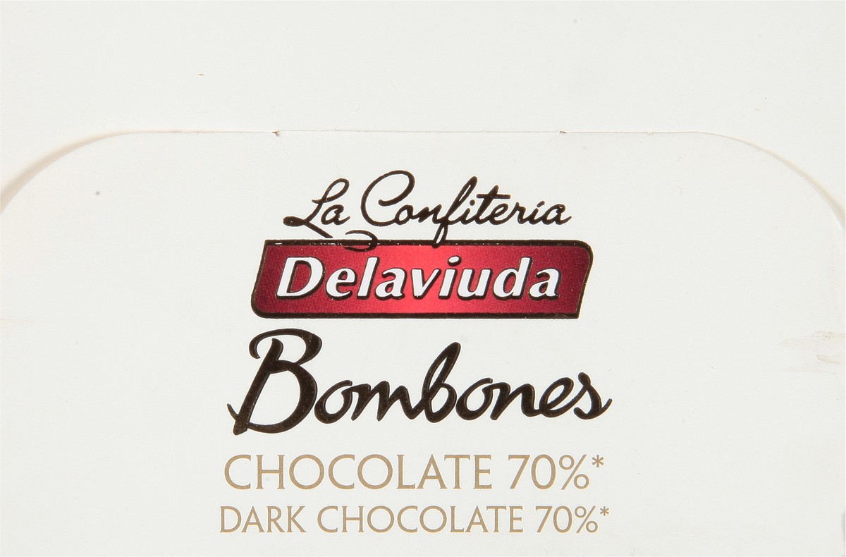 slide 8 of 14, Delaviuda 70% Cocoa Dark Chocolate Chocolate Bombones 14 ea, 14 ct