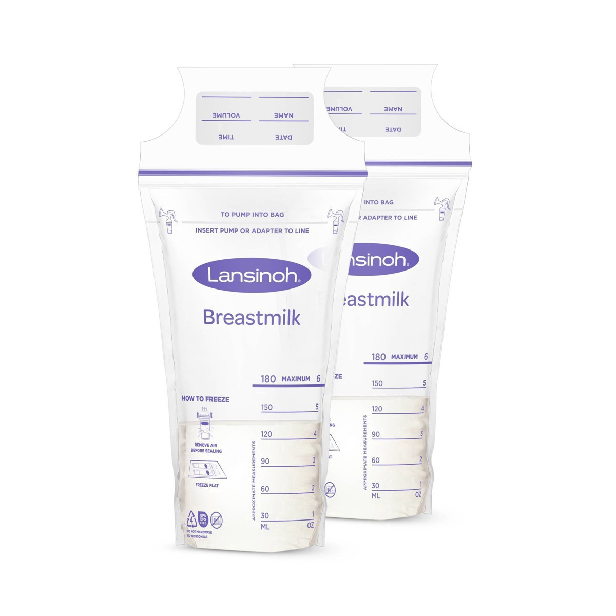 slide 7 of 69, Lansinoh Breastmilk Storage Bags for Breastfeeding Moms, 100 Ct., 100 ct