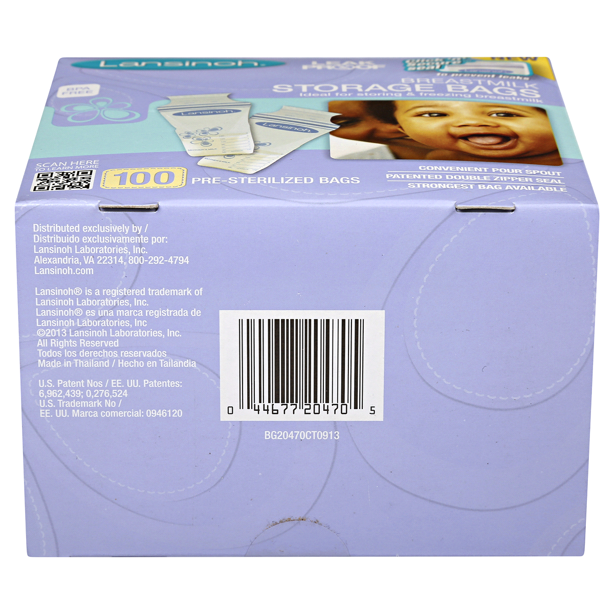 slide 9 of 69, Lansinoh Breastmilk Storage Bags for Breastfeeding Moms, 100 Ct., 100 ct