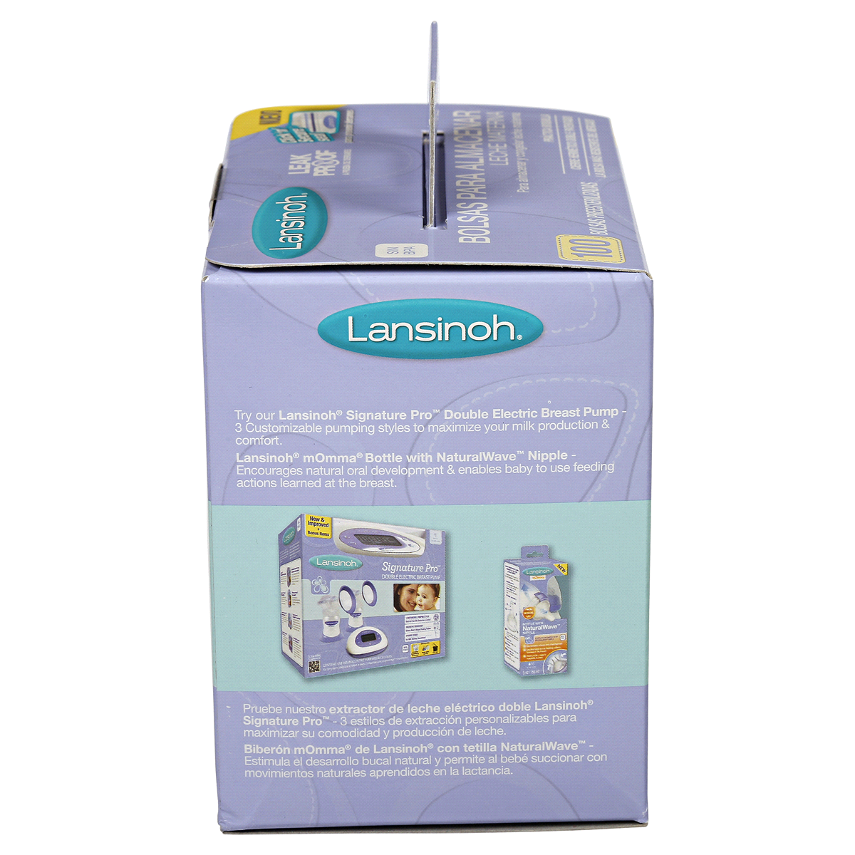 slide 61 of 69, Lansinoh Breastmilk Storage Bags for Breastfeeding Moms, 100 Ct., 100 ct