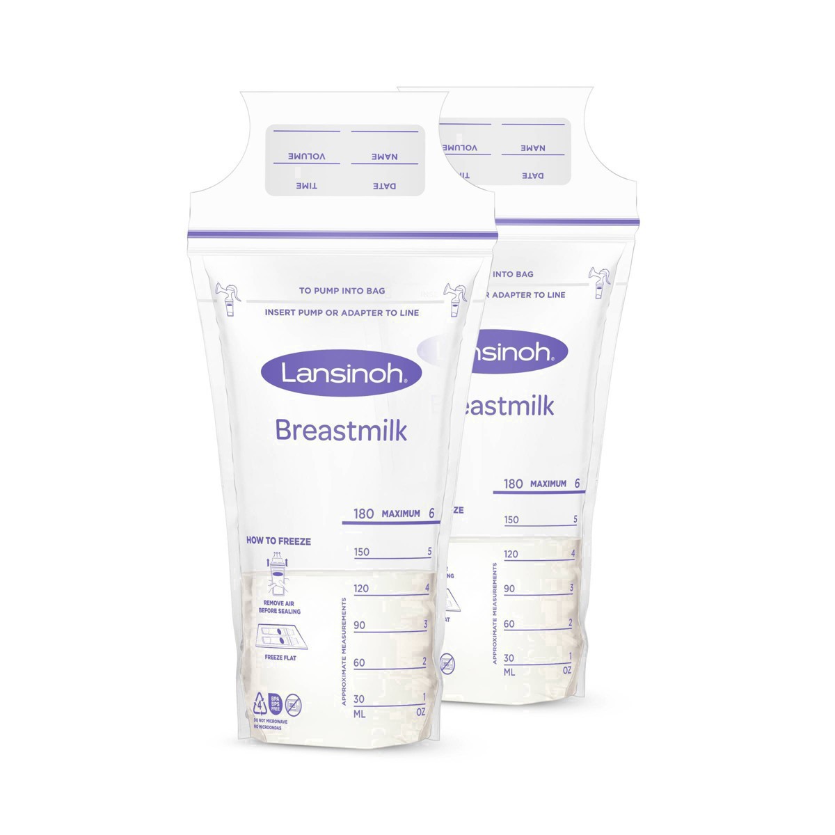 slide 57 of 69, Lansinoh Breastmilk Storage Bags for Breastfeeding Moms, 100 Ct., 100 ct