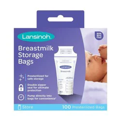 Lansinoh Breastmilk Storage Bags for Breastfeeding Moms, 100 Ct.