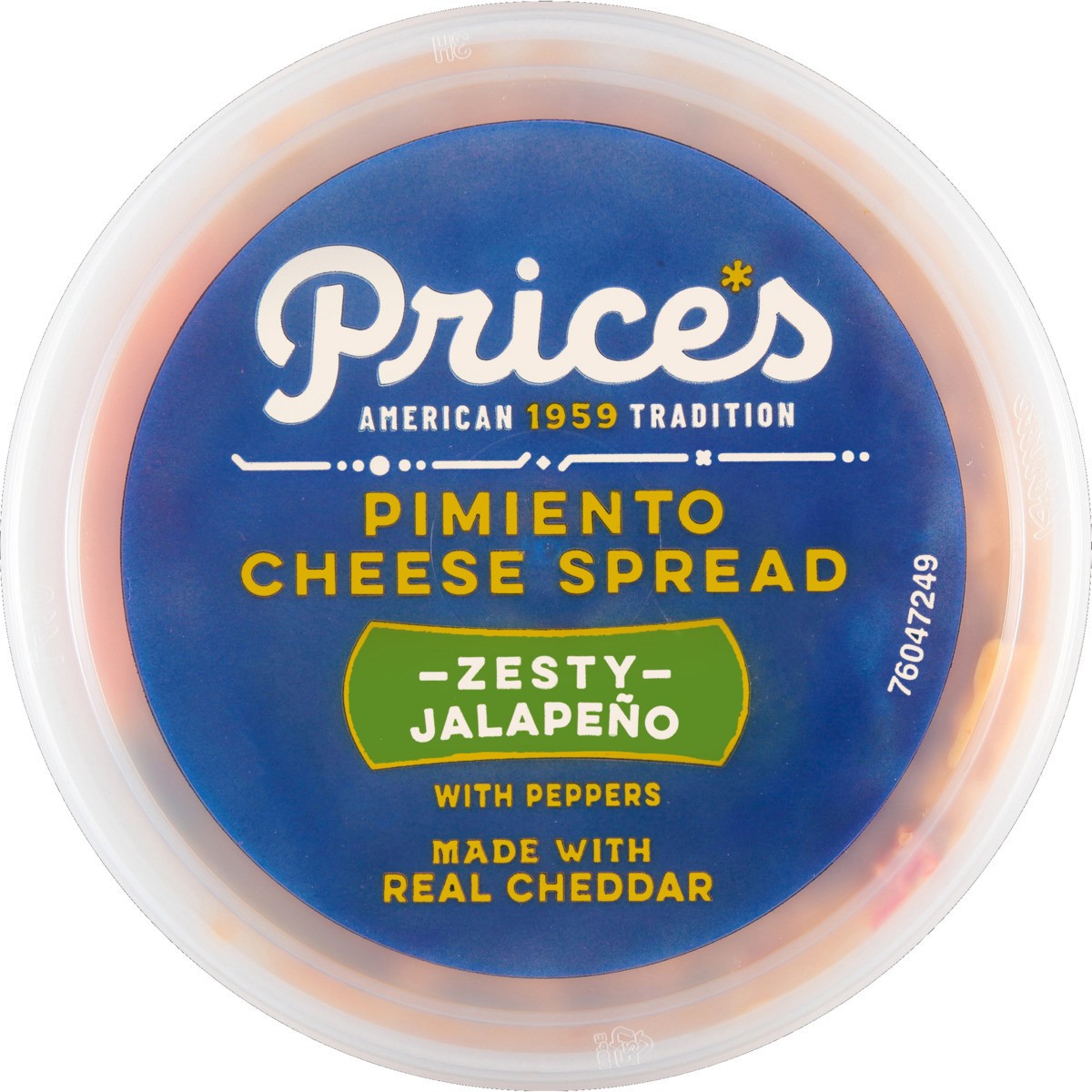 slide 4 of 9, Price's Pimiento Cheese Spread, Zesty Jalapeno, 12 oz