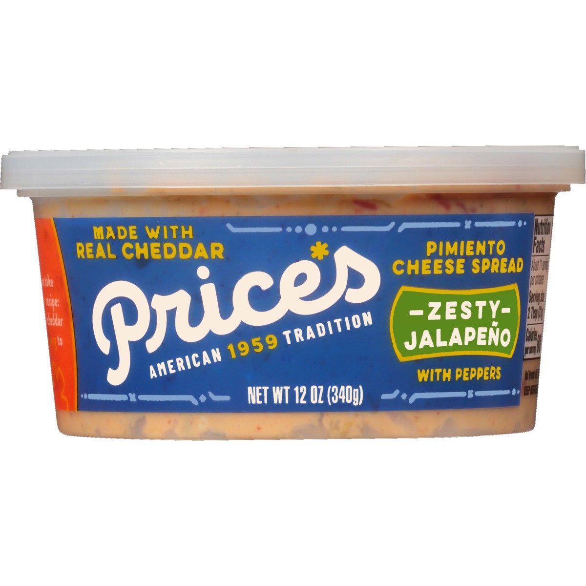 slide 7 of 9, Price's Pimiento Cheese Spread, Zesty Jalapeno, 12 oz