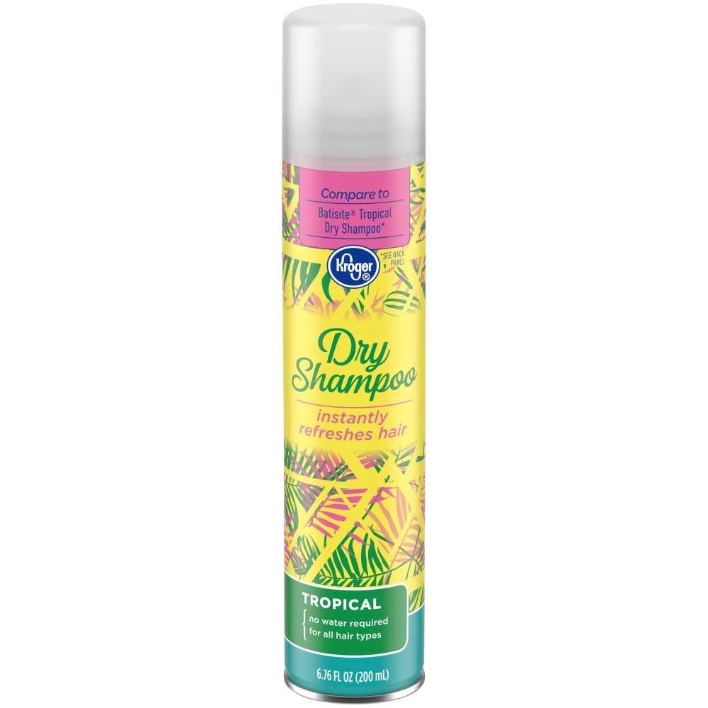 slide 1 of 1, Kroger Tropical Dry Shampoo, 6.76 fl oz
