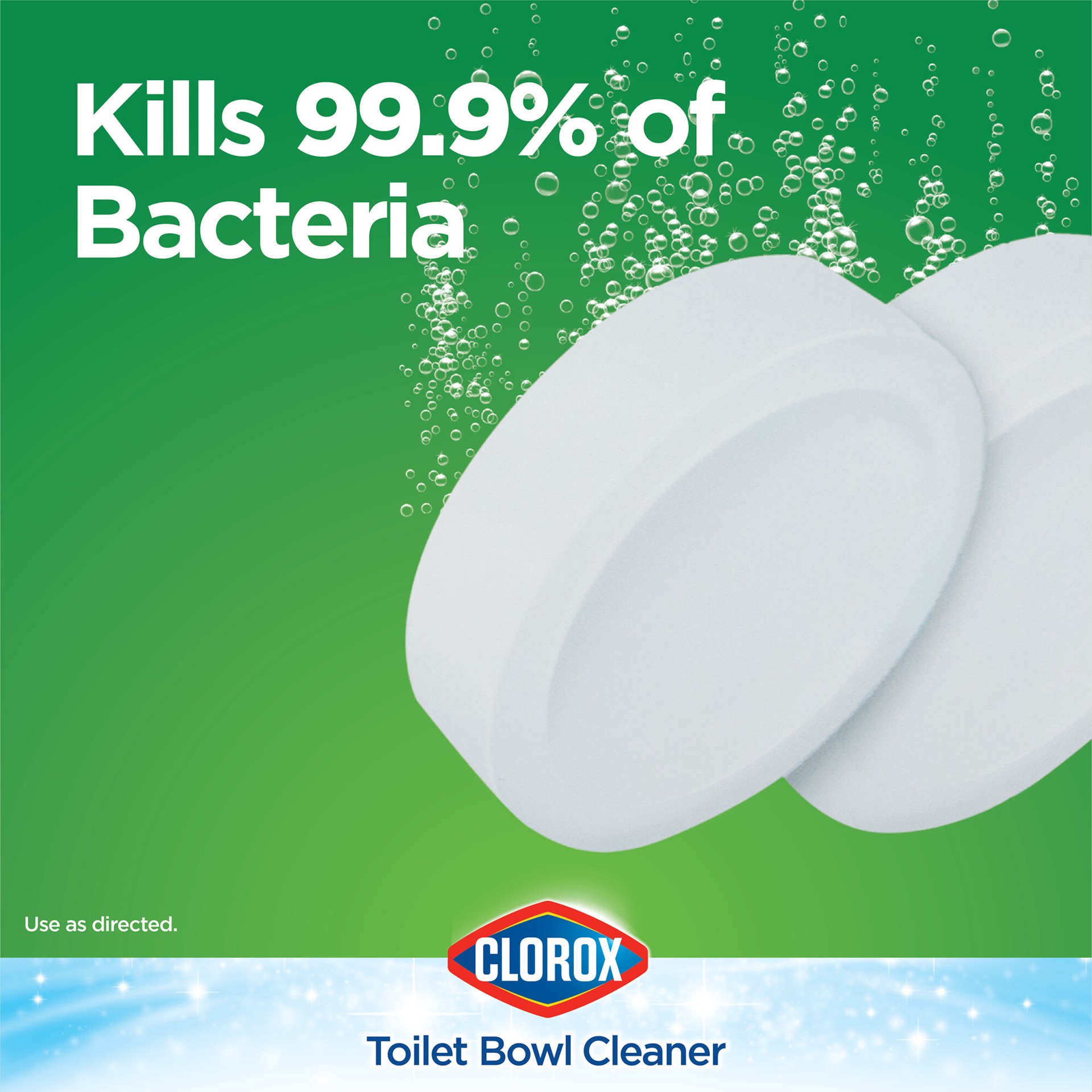 slide 2 of 5, Clorox™ Ultra Clean Toilet Tablets Bleach – 6 Count, 3.5 Ounces Each, 