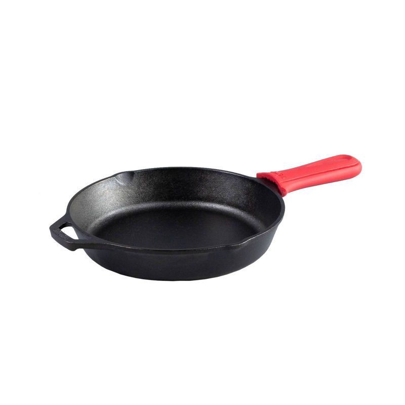 slide 1 of 9, Lodge Round Cast Iron Skillet,10", 10 in