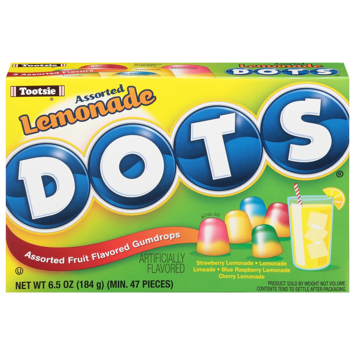slide 7 of 13, DOTS Assorted Lemonade Gumdrops 6.5 oz, 6.5 oz