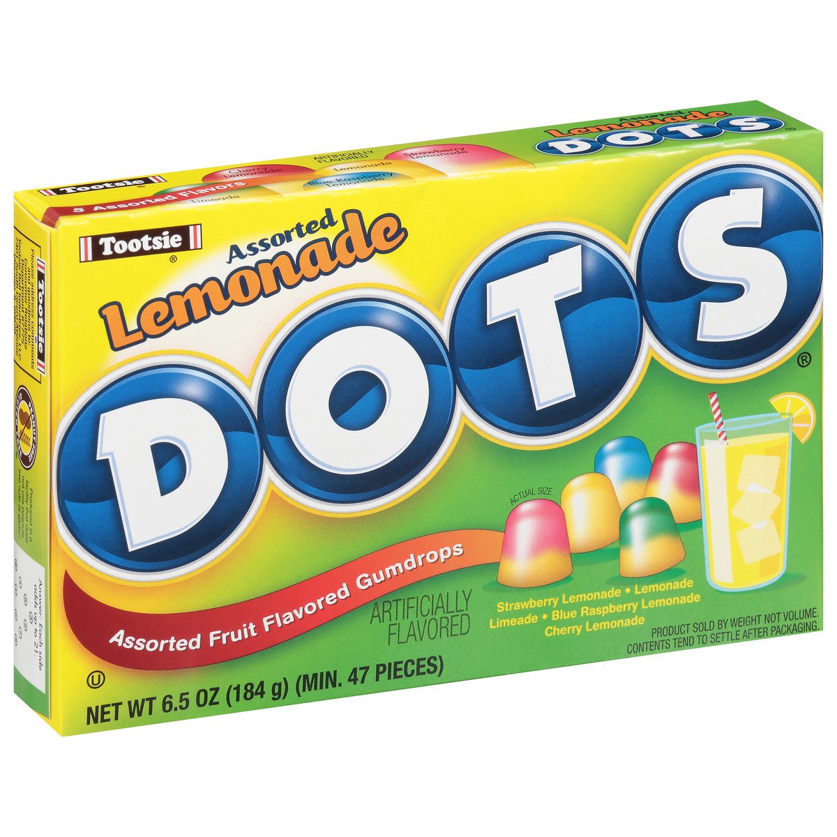 slide 4 of 13, DOTS Assorted Lemonade Gumdrops 6.5 oz, 6.5 oz