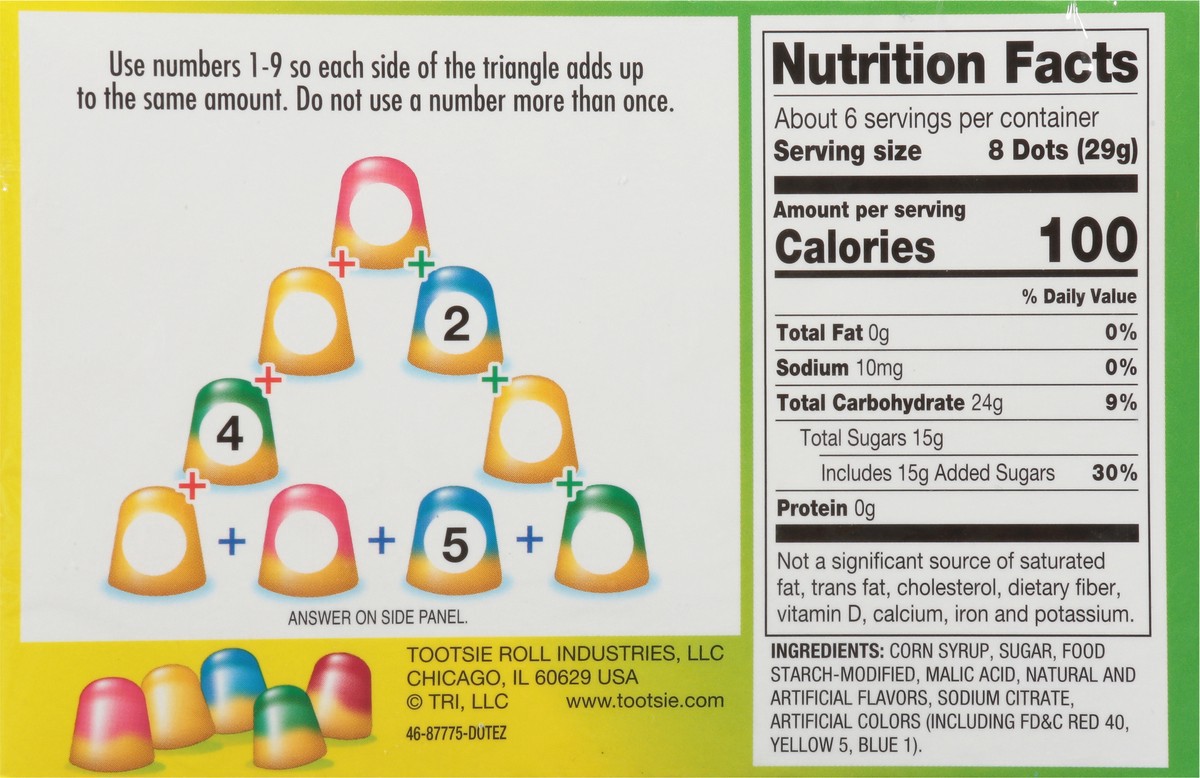 slide 13 of 13, DOTS Assorted Lemonade Gumdrops 6.5 oz, 6.5 oz
