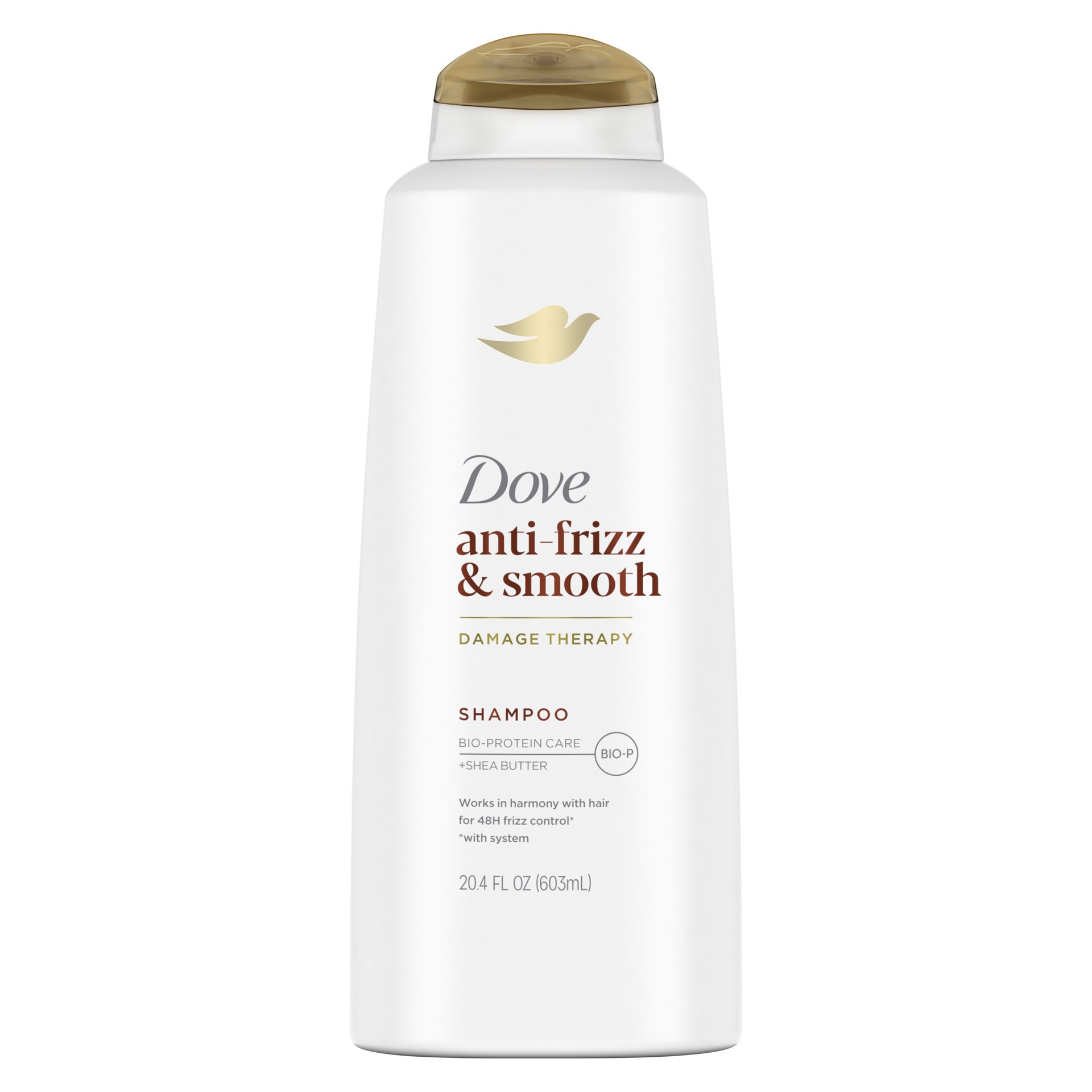 slide 1 of 6, Dove Ultra Care Shampoo Anti-Frizz Oil Therapy, 20.4 fl oz, 20.4 fl oz