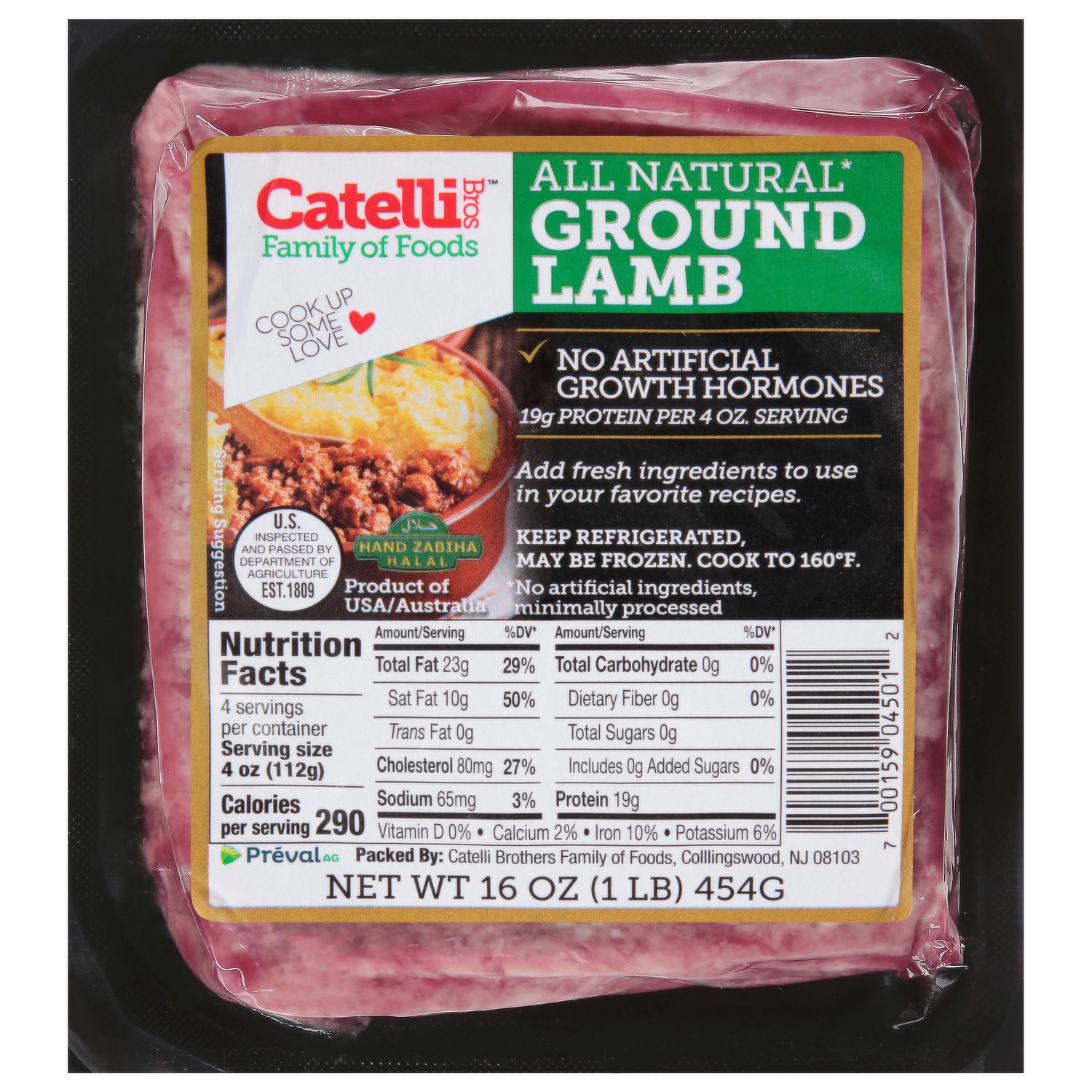 slide 1 of 1, Superior Farms Ground Lamb, 16 oz