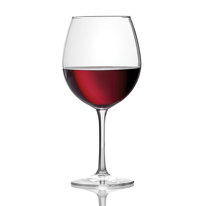 slide 1 of 2, Dailyware Red Wine Glasses, 4 ct