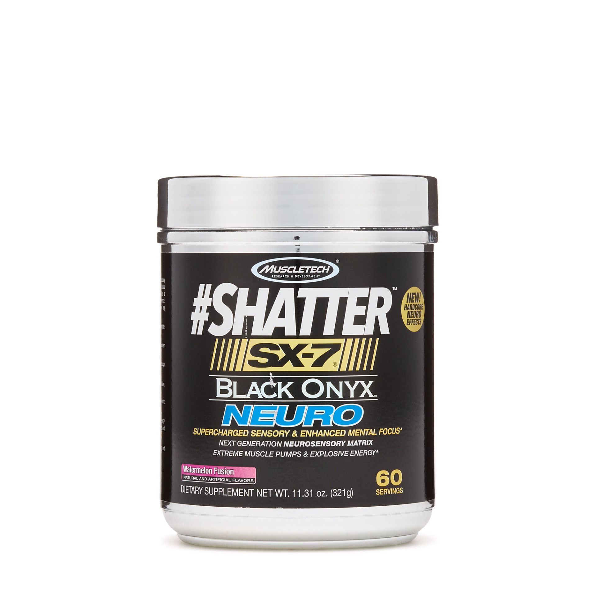 slide 1 of 1, MuscleTech #Shatter SX-7 Black Onyx Neuro - Watermelon Fusion, 1 ct