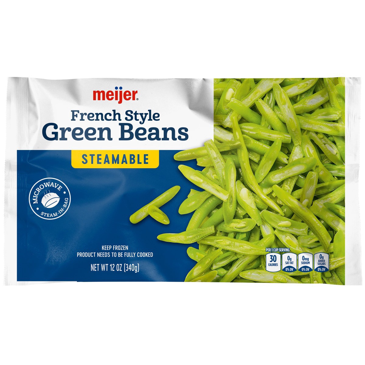 slide 1 of 5, Meijer Steamable French-Style Green Beans, 12 oz