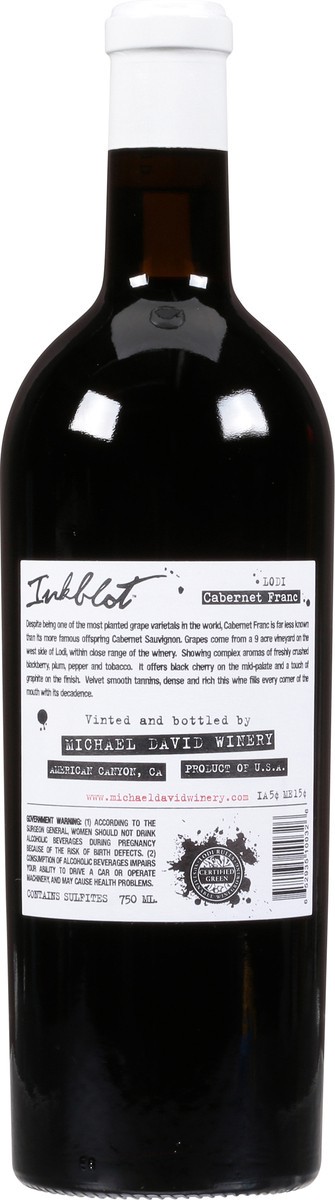 slide 6 of 12, Inkblot Cabernet Franc 750 ml Bottle, 750 ml